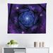 East Urban Home Mandala Tapestry, Psychedelic Universe Flower In Space Motif Art Print, Fabric Wall Hanging Decor For Bedroom Living Room Dorm | Wayfair