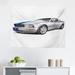 East Urban Home Teen Room Tapestry, Modern Cool Car Automobile Speed Fast Vehicle Illustration Print | 23 H x 28 W in | Wayfair