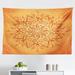 East Urban Home Lotus Tapestry, Sun Pattern Ombre Effect Mandala Culture Print, Fabric Wall Hanging Decor For Bedroom Living Room Dorm, 45" X 30" | Wayfair