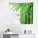 East Urban Home Bamboo Print Tapestry, Modern Image Of Fresh Bamboo Stems Leaves w/ Colors Exotic Nature Themed | 23 H x 28 W in | Wayfair