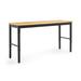 NewAge Products Pro Series 72"W Adjustable Height Steel Workbench Wood/Steel in Black/Brown | 43 H x 24 D in | Wayfair 55946