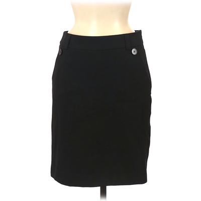 MNG Suit Casual Skirt: Black Solid Bottoms - Women's Size 4