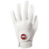 Men's White Arkansas Razorbacks Golf Glove