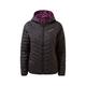 Craghoppers COMPLITE Hooded Womens Packaway & Lightweight Jacket - Black/Potent Plum - 12