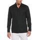 Cubavera Herren Four-Pocket Mini Pintuck Long Sleeve Guayabera Shirt Hemd mit Button-Down-Kragen, Jet Black, XXL