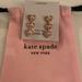 Kate Spade Jewelry | Kate Spade Rock Solid Stone Heart Linear Earrings | Color: Gold | Size: Os