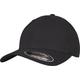 Flexfit Unisex Hydro-Grid Stretch Cap Kape, Black, S/M