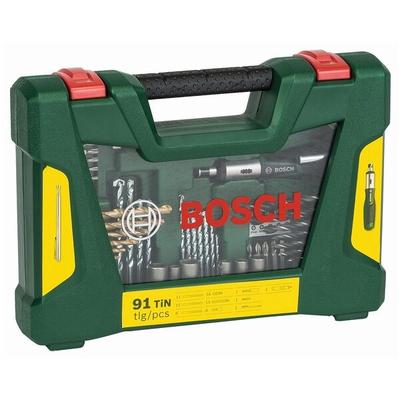BOSCH 91-teiliges Bohrer- und Bit-Set »V-Line TiN«