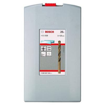 BOSCH 25-tlg. Metallbohrer-Set »HSS-Co« in ProBox silber