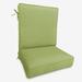 2-Section Deep Seating Cushion by BrylaneHome in Willow Patio Chair Thick Padding