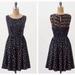 Anthropologie Dresses | Moulinette Soeurs Sweet Enticement Polka Dress 10 | Color: Blue/White | Size: 10
