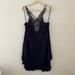 Free People Dresses | Free People Gauze Hi-Low Dress With Crochet Front | Color: Black | Size: S