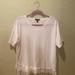 J. Crew Tops | Jcrew White Top Size L | Color: White | Size: L