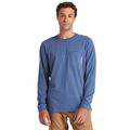 Timberland Pro Men's Base Plate Blended Long-Sleeve T-Shirt Work Utility, Vintage Indigo, Medium