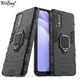 Coque Armor Magnetic Suction Stand Full Edge Cover pour Xiaomi Redmi 9T Mi 11T Pro 10T 11 Lite