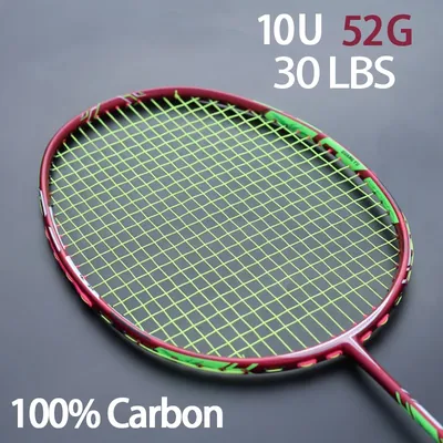 Raquette de badminton entièrement en fibre de carbone la plus légère raquettes professionnelles