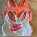 Nike Accessories | 2 Nike Girls Sports Bras | Color: Gray/Orange | Size: Osg
