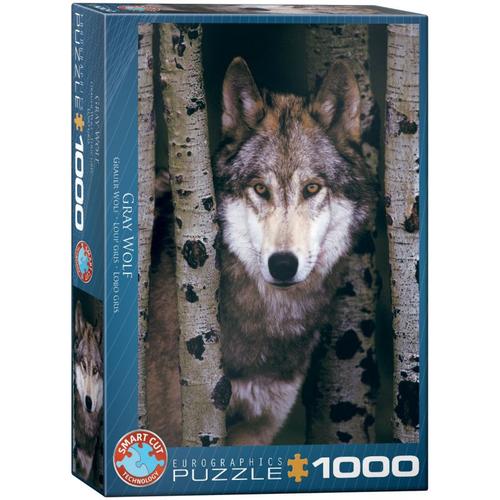 Puzzle 1000 Teile-Gray Wolf