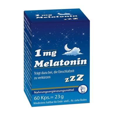Melatonin 1 mg Kapseln 60 St Image