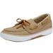 Extra Wide Width Men's Canvas Boat Shoe by KingSize in Khaki (Size 9 EW) Loafers Shoes