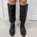 Nine West Shoes | Great Black Leather Nine West Boots Size 8 | Color: Black | Size: 8