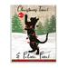 Stupell Industries Country Holiday Christmas Time Phrase Family Cat Scene by Andrea Tachiera - Graphic Art Print in Brown | Wayfair ab-245_wd_10x15