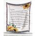 East Urban Home Personalized Salutation & Signature Sunflower Letter 100% Cotton Blanket | 52 H x 37 W in | Wayfair