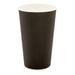 Restaurantware 20 Oz Paper Coffee Cup - Ripple Wall - 3 1/2" X 3 1/2" X 6 1/4" - 250 Count Box in Black | Wayfair RWA0779B