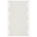 White 60 x 0.24 in Indoor Area Rug - Ebern Designs Estuardo Striped Handmade Flatweave Cotton Ivory/Light Green Area Rug Cotton | Wayfair