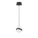 Wrought Studio™ Galnares 6 Inches 1-Light Black LED Pendant in Gray/Black | 6 H x 5.9 W x 5.9 D in | Wayfair 3BD0D7A54E1941FCAAEC70882382230D