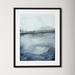 AllModern Coastal Horizon II by Victoria Borges - Picture Frame Graphic Art Print on Paper in Black | 35 H x 28 W x 1 D in | Wayfair