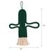 Dakota Fields Hand-Woven Tapestry Boho Wall Hanging Decor Cotton Macrame Tassel For Home Décor - Cactus-B1 Cotton in Green | 12 H x 10 W in | Wayfair