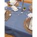 Red Barrel Studio® Jakeway Geometric Round Tablecloth Polyester in Blue | 60 W x 60 D in | Wayfair C7EA0B93E4F64D6A84429EF26F23A8D3