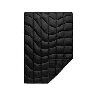 Rumpl Solid Down Puffy Blanket Black 1-Person TOPD...