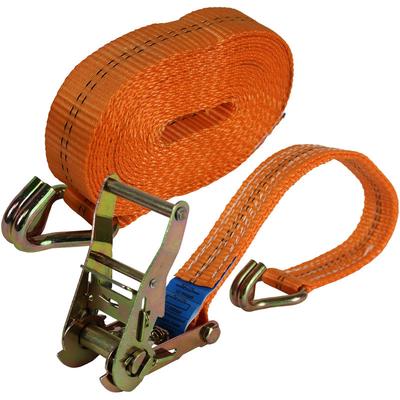 Baumarktplus - Profi Ratschen Spanngurt Spanngurte Zurrgurt 2-tlg 6m 2t 2to 2000kg tüv/gs orange Image