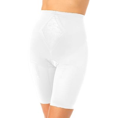 Plus Size Women's Firm Control Thigh Slimmer by Rago in White (Size 36) Body Shaper