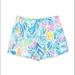 Lilly Pulitzer Shorts | Lilly Pulitzer 00 Shorts Skort Summer Blue | Color: Blue/Yellow | Size: 00