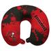 Tampa Bay Buccaneers Splatter Polyester Snap Closure Travel Pillow - Red