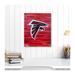 Atlanta Falcons 16" x 20" Embellished Giclee Print by Charlie Turano III