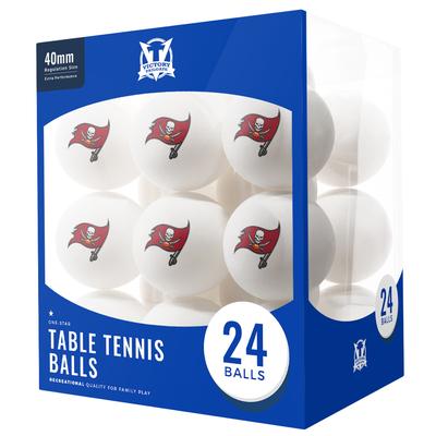 Tampa Bay Buccaneers 24-Count Logo Table Tennis Balls