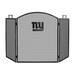 Imperial Brown New York Giants Fireplace Screen