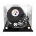 Pittsburgh Steelers Super Bowl XLIII Champions Golden Classic Helmet Logo Display Case