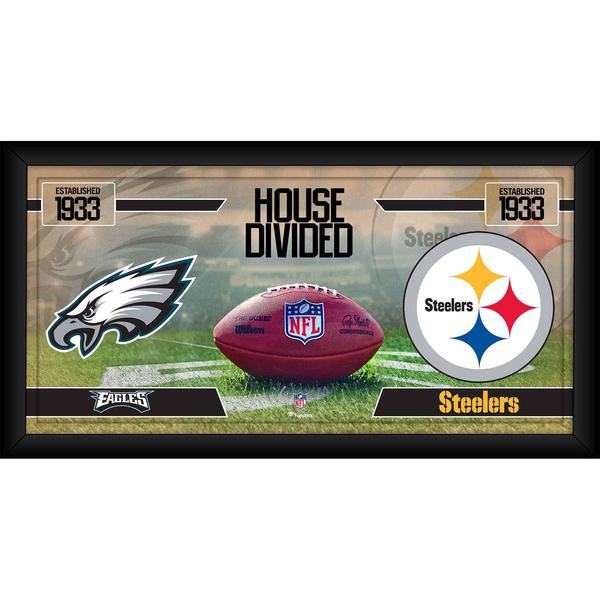 philadelphia-eagles-vs.-pittsburgh-steelers-framed-10"-x-20"-house-divided-football-collage/