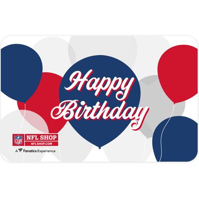 NFL Shop Happy Birthday Gift Card ($10 - $500)