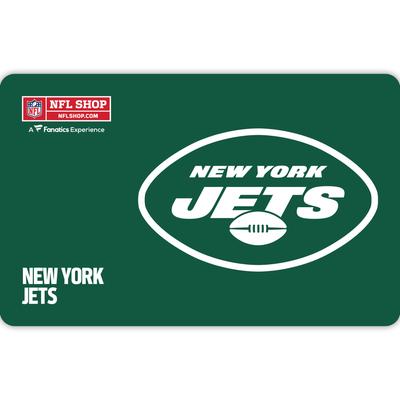 New York Jets NFL Shop eGift Card ($10 - $500)