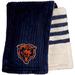 Chicago Bears 60'' x 70'' Cable Knit Sherpa Stripe Plush Blanket
