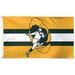 WinCraft Green Bay Packers 3' x 5' Historic Logo One-Sided Flag