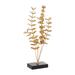 Juniper + Ivory 21 In. x 10 In. Contemporary Abstract Sculpture Gold Metal - Juniper + Ivory 35862