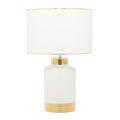 Juniper + Ivory 23 In. x 15 In. Traditional Table Lamp Gold Ceramic - Juniper + Ivory 60791