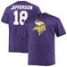 Men's Fanatics Branded Justin Jefferson Purple Minnesota Vikings Big & Tall Player Name Number T-Shirt